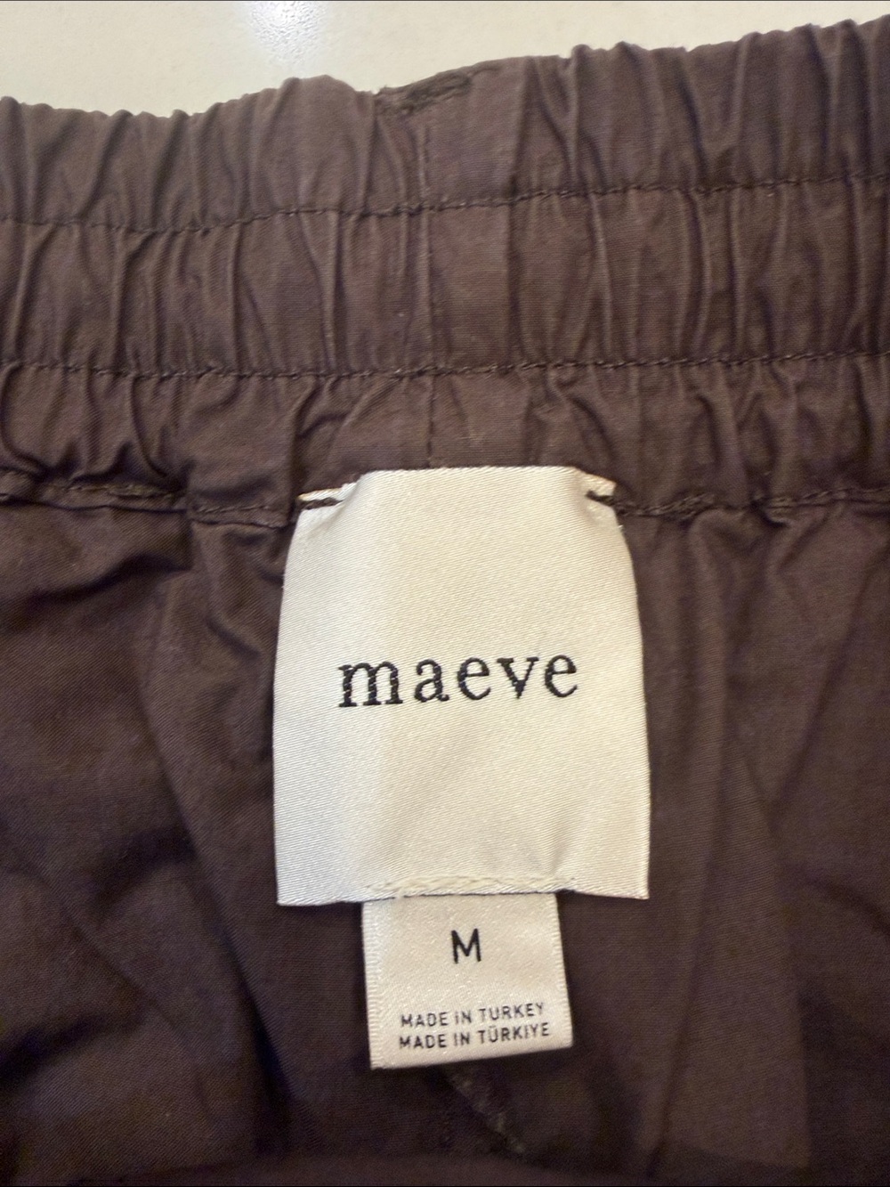 Anthropologie Maeve The Brooklin Poplin Tie Front Pull On Pants - Picture 6 of 10